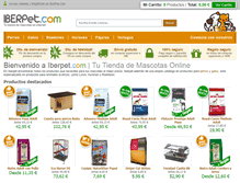 Tablet Screenshot of iberpet.es